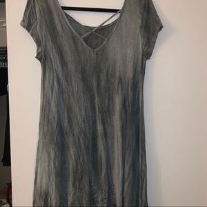 Camo green comfy dress